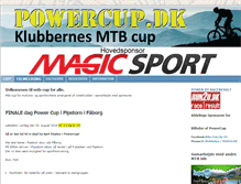 Tablet Screenshot of powercup.dk